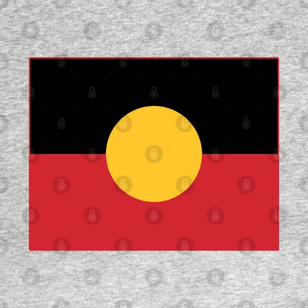 The Australian Aboriginal Flag #5 by SalahBlt